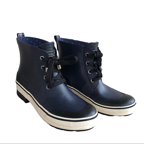 Nautica Bowen 2 Chelsea Rain Navy Boots 